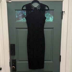 Dress the Population Black Strapless Dress